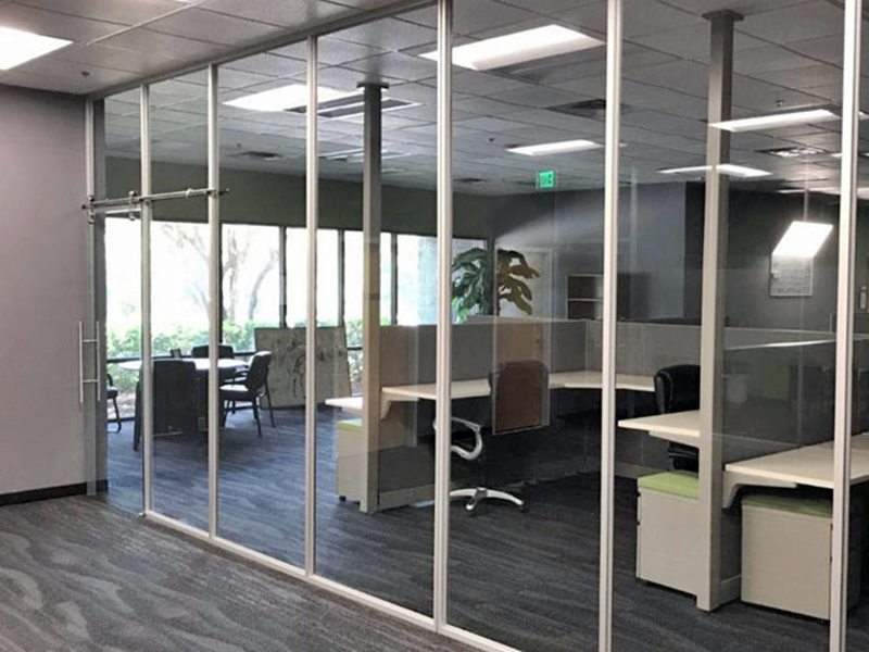 Cubicle Kantor Frame Aluminium