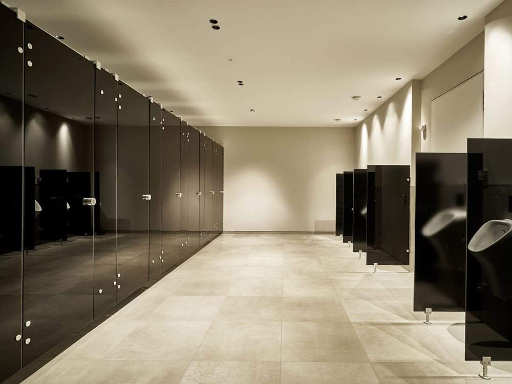 Toilet Cubicle Ceramic Glass