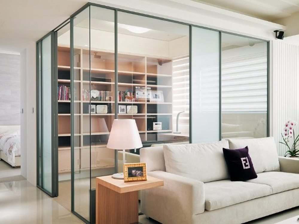 partisi kaca ruangan cubicle glass partition 6